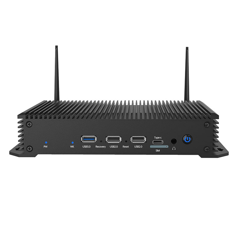 Rockchip RK3576 بازوی تعبیه شده میزبان صنعتی / AI Edge Computing جعبه هوشمند